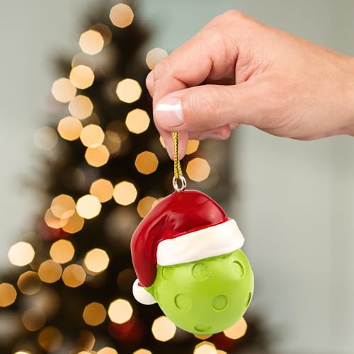 Pickleball Christmas Ornament - Festive 2.5 Inch Holiday Decor