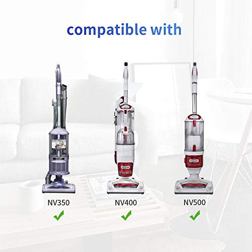 KeeTidy Replacement Wheels for Shark Vacuum Cleaner - Compatible with NV341, NV350, NV500 Models (3 Pairs)