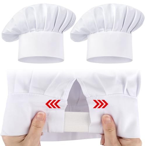 Adjustable Chef Hats for Men & Women - 2 Pack | Okxiri