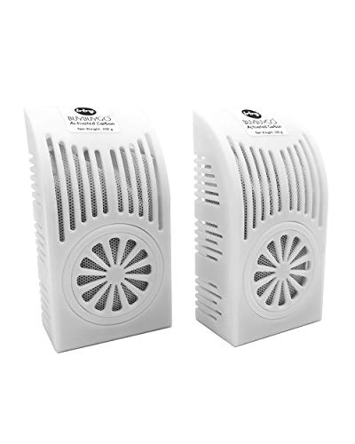 Activated Charcoal Air Purifying Bags - 2-Pack 200g with Storage Box