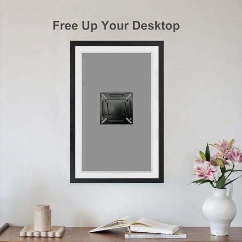 Akimart Universal Wall Mount for 14-27 Inch Monitors & TVs, VESA 75x75 to 100x100mm, Max 33 lbs