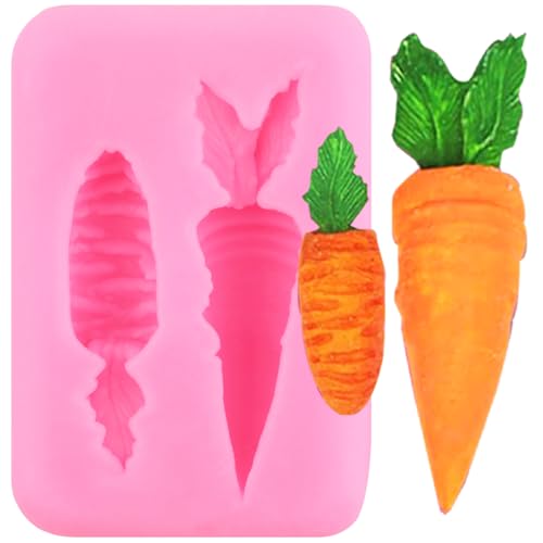 Carrot Silicone Fondant Mold for Cake Decorating & Candy