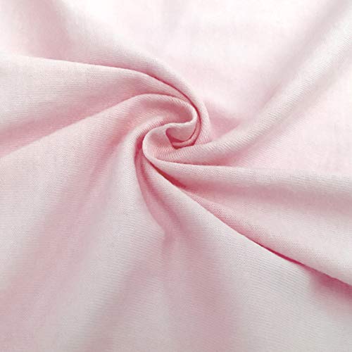 TL Care 100% Cotton Fitted Bassinet Sheet - Pink, 15" x 33"