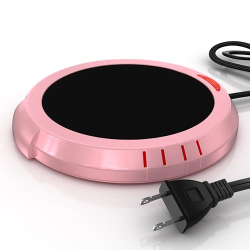 Pink Candle Warmer Plate - Large Electric Jar & Mug Warmer - Safe Scent Release