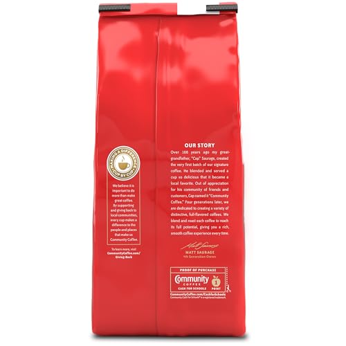 Community Coffee Extra Dark French Roast Ground Coffee, 12 oz