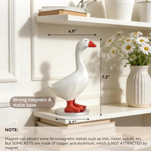 Magnetic Goose Key Holder - Cute Home Decor for Kawaii Aesthetic