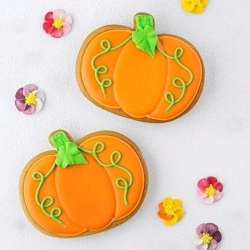JOB JOL Stainless Steel Pumpkin Cookie Cutters 3-Piece Set for Baking