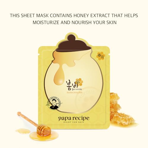 Papa Recipe Bombee Honey Mask Pack 25g - Hydrating Sheet Mask