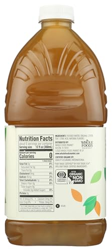 365 by Whole Foods Market Organic Unsweetened Green Tea - 64 Fl Oz Pack