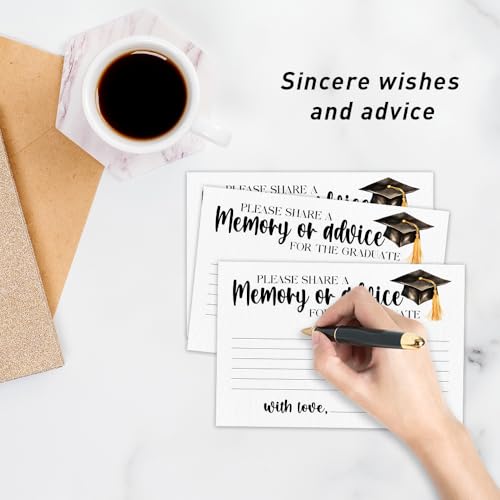 30 Pcs Graduation Advice Cards 2026 - Share A Memory & Advice Party Favors