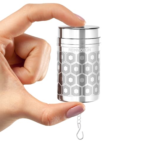 Reinmoson Extra Small Tea Strainer - Fine Mesh Infuser, 1.2"x2.2"