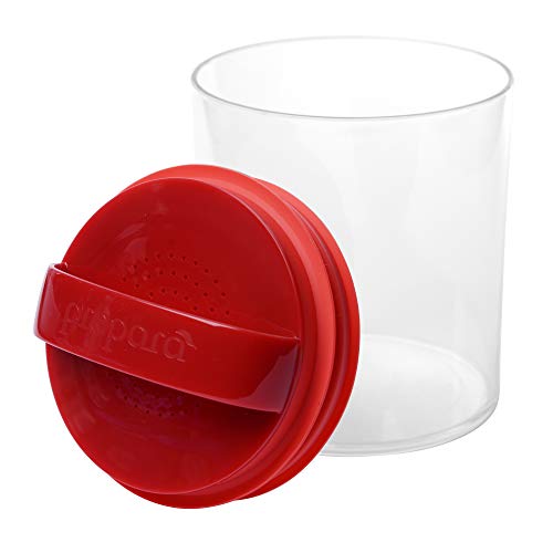Prepara Evak Super Savor Airtight Food Storage Container, 14 Oz, Red