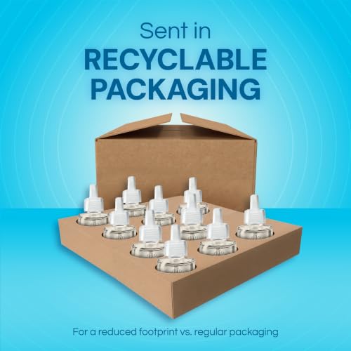 Air Wick Fresh Linen Plug-In Scented Oil Refills, 10 Count