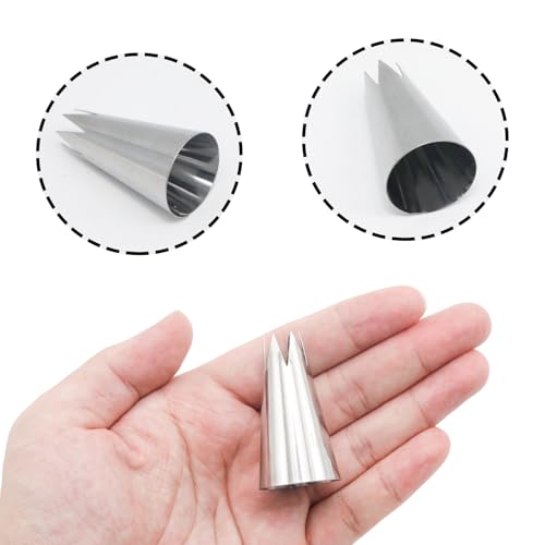 1M Stainless Steel Piping Tip for Cake Decorating & Icing