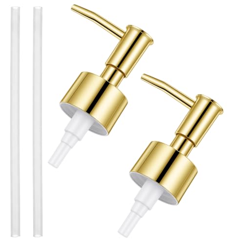 Acrbeli Gold Soap Dispenser Replacement Pump 28/400 2 Pack