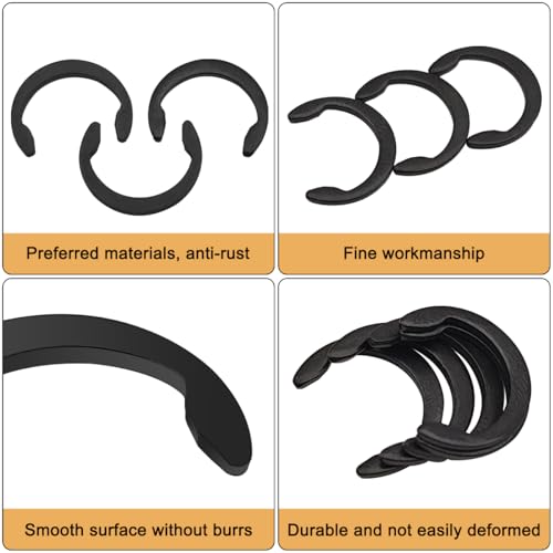 20 Pcs Retaining Clip Rings Compatible with Cricut Maker Rubber Roller