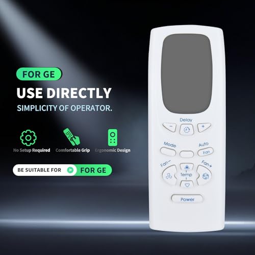PZL AC Replacement Remote Control for GE Air Conditioners