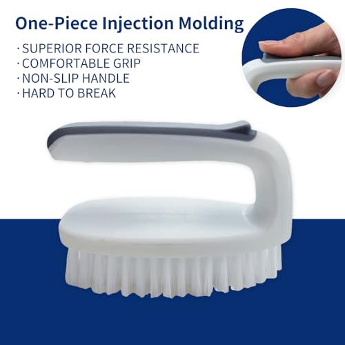 CELOX Heavy Duty Carpet Cleaning Brush - 2 Pack with Handle