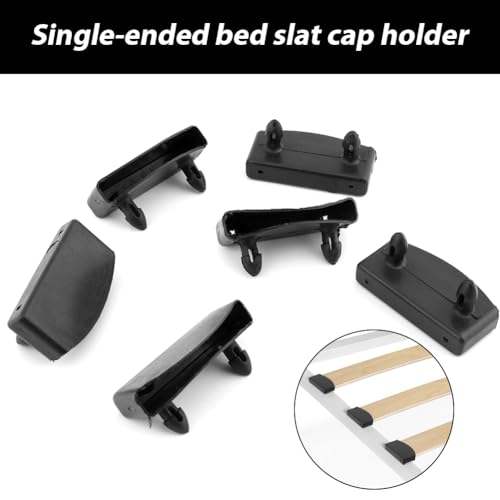 20 Pcs Plastic Bed Slat Holders with End & Center Caps for Bed Frames