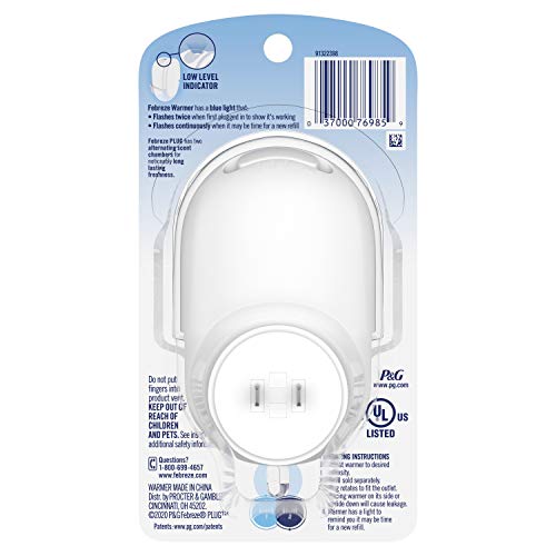 Febreze Fade Defy Plug Air Freshener Warmer - Unscented (Pack of 4)