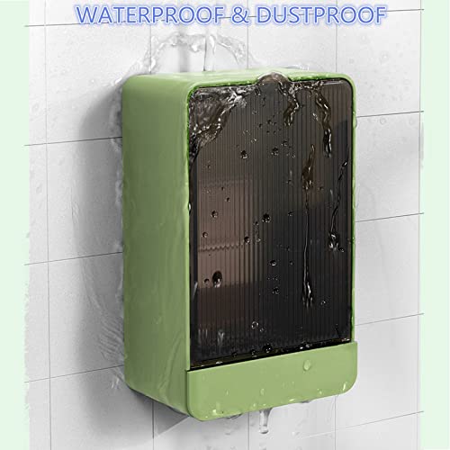 HANCELANT Wall-Mounted Soap Dish - 2 Pack Bar Holder with Drain
