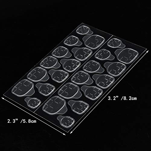 Wobe Nail Adhesive Tabs Jelly Glue Sticker for Press On Nails 600pcs