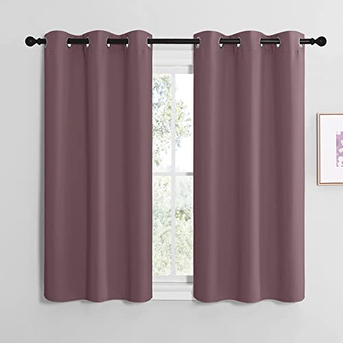 NICETOWN Thermal Insulated Room Darkening Curtains - Set of 2, 42" x 50"