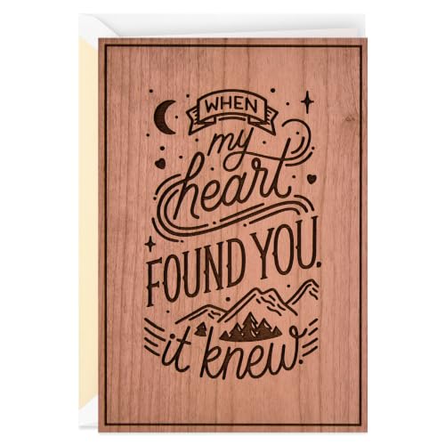 Hallmark Wood Anniversary Card - When My Heart Found You