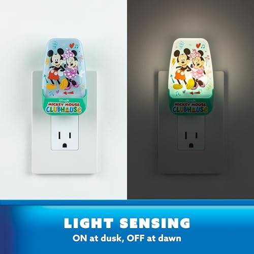 Disney Mickey Mouse Clubhouse LED Night Light - Plug-In & Automatic