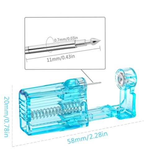 Orglace Disposable Ear Piercing Kit with Stainless Steel Studs