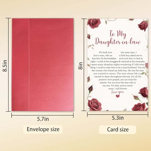 Heartfelt Thank You Card for Daughter-in-Law - Wedding Gift