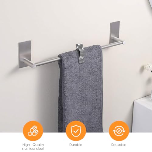 AIEVE Stainless Steel Towel Clips - 4 Pack for Kitchen & Bathroom