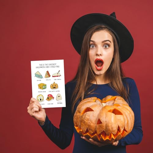 Funny Cheese Pun Halloween Card for Cheese Lovers