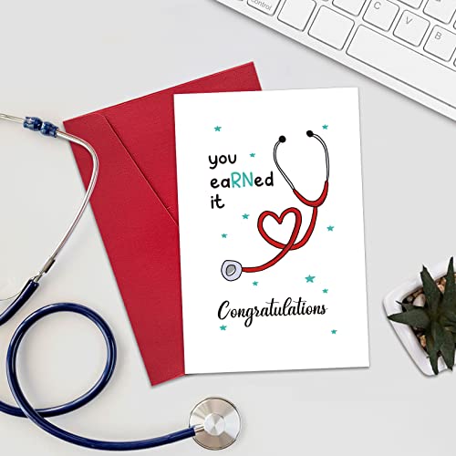 Cute Nurse Graduation Card - RN Congratulations Greeting Card