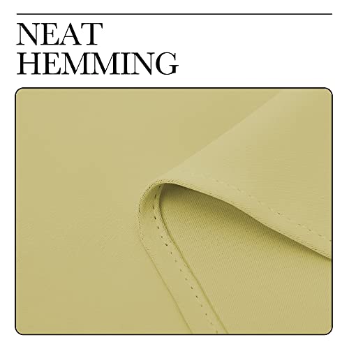 NICETOWN Blackout Curtains, Paler Yellow 70x84 Inch Grommet Drapes, Set of 2