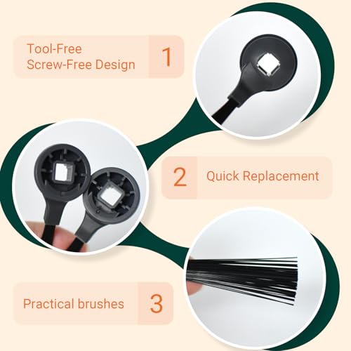 Side Brush Replacement Kit for Shark AI Robot Vacuums, 10-Pack