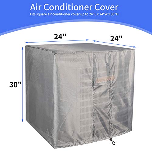 Homydom Waterproof Outdoor Air Conditioner Cover - 24" x 24" x 30"
