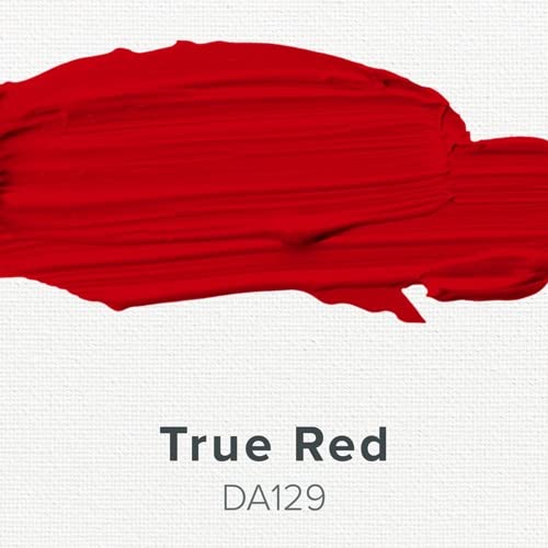 DecoArt Americana Acrylic Paint, True Red, 2 Oz - Non-toxic & Highly Pigmented