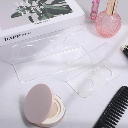 2-Piece Acrylic Hair Tool Organizer Wall-Mounted Holder for Bathroom