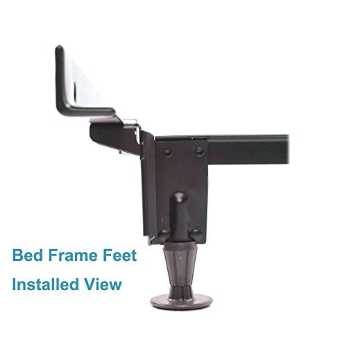 Heavy Duty Bed Frame Feet - 6PCS Steel Risers to Replace Wheels