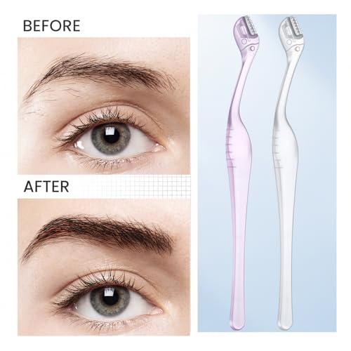 6 Pcs Eyebrow Razor for Women Face Hair Remover Trimmer with Precision Cover