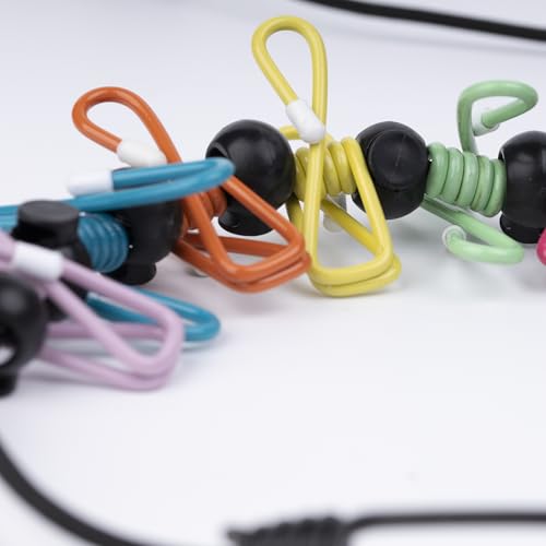 Karebeen Retractable Clothesline - Portable Black Rope for Travel