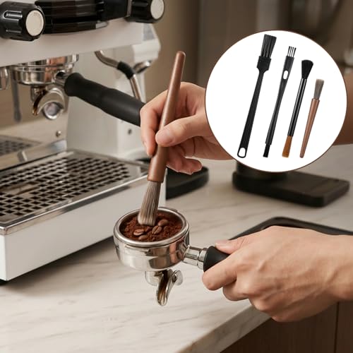 ZEYIYER 4-Piece Coffee Grinder Cleaning Brush Set