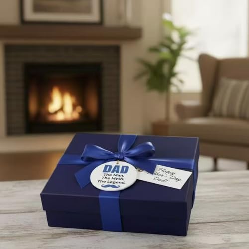 Dad Ceramic Ornament Gift - Sentimental Father's Day Car Decor & Tree Decoration