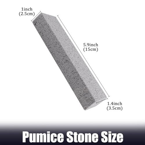 ZUFECY 10-Pack Pumice Stones for Toilet & Grill Cleaning