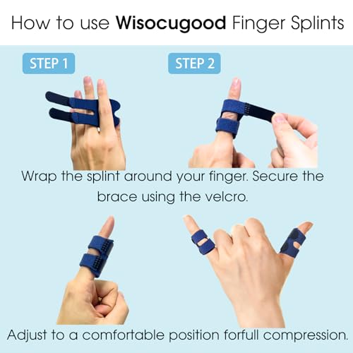 5 Pcs Thumb Finger Splint,Trigger Finger Splints,Finger Brace,Injured Mallet Finger,Broken Fingers Straightening,Pain Relief,Arthritis or Support for Fingers,Suitable for thumb, Index, Middle, Ring, Pinky Finger (Pink)