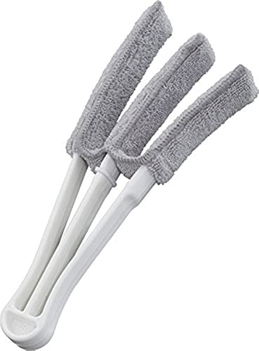 Unger Mini-Blind Duster 3-Inch Gray Microfiber Dusting Tool