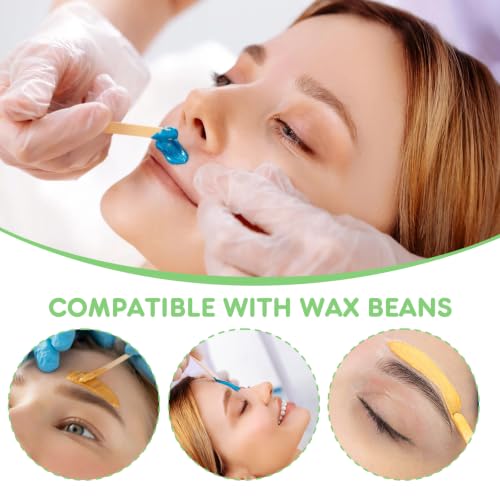 Wooden Waxing Applicator Sticks 200PCS - Small Facial Hair Removal Spatulas