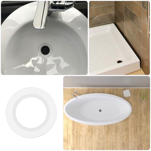 Hemobllo 10Pcs Silicone Bathtub Drain Plug Gaskets - Universal Sink Washers