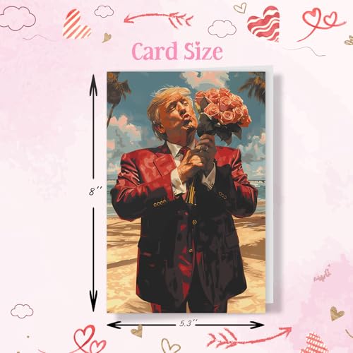 Funny Valentine's Day Card for Husband Wife Boyfriend Girlfriend with Envelope